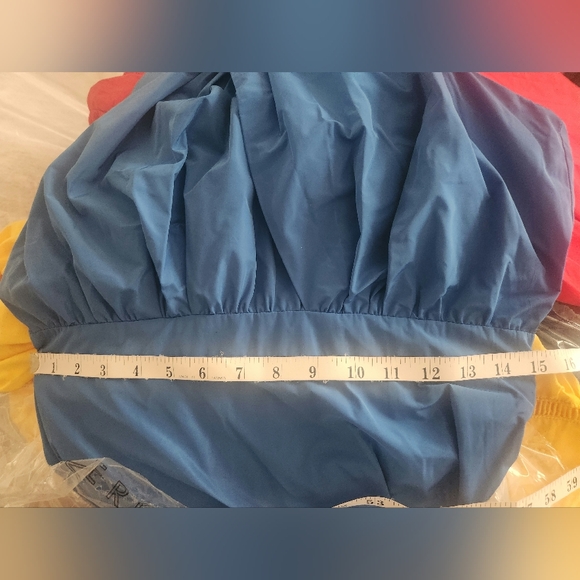 Veronica beard Radley taffeta dress CRISSCROSS neck MAXI blue size 8 BNWT - Picture 11 of 15